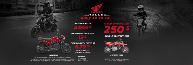 Roulez Rouge Honda